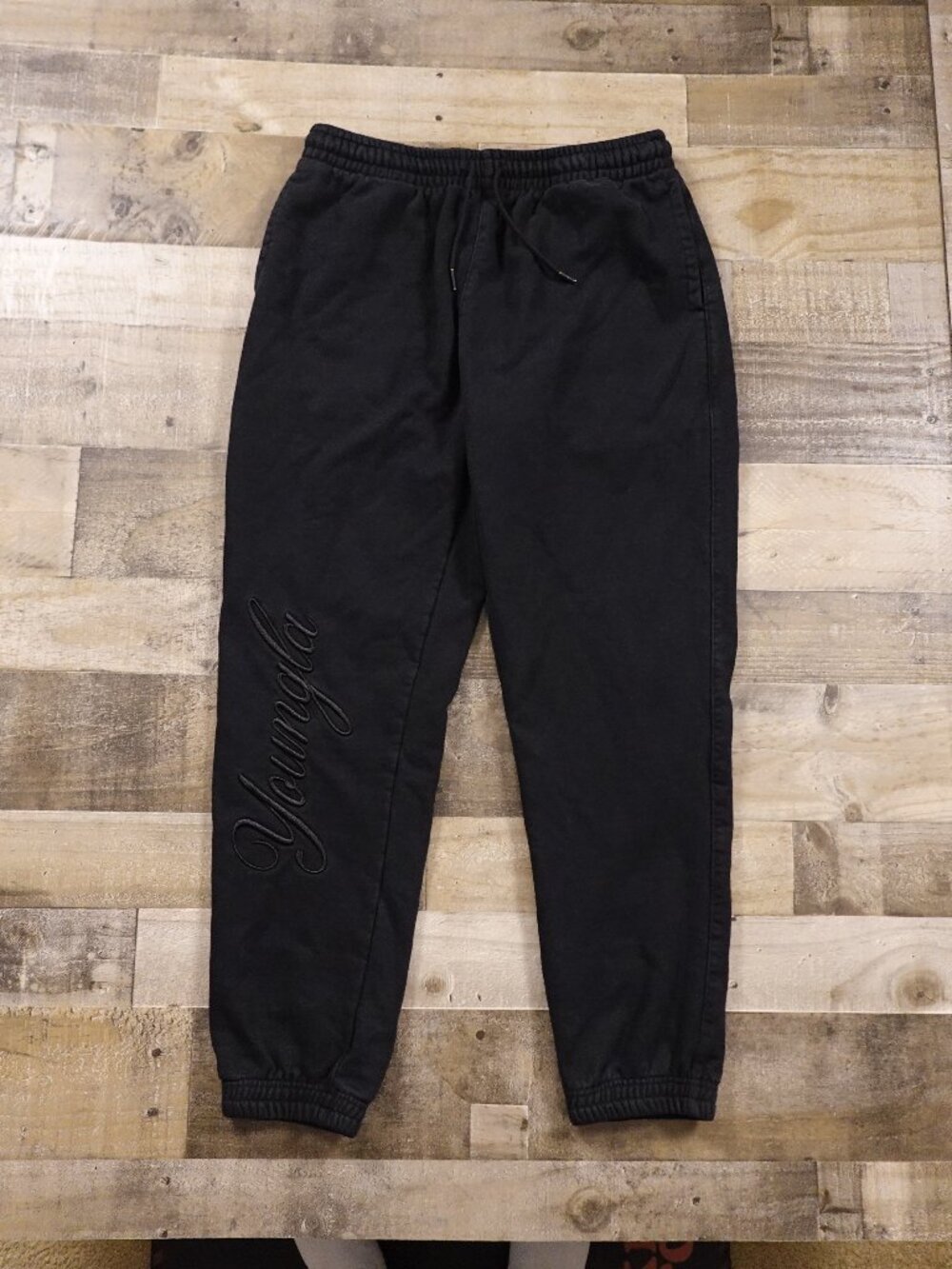 YoungLA Black Jogger Sweatpants